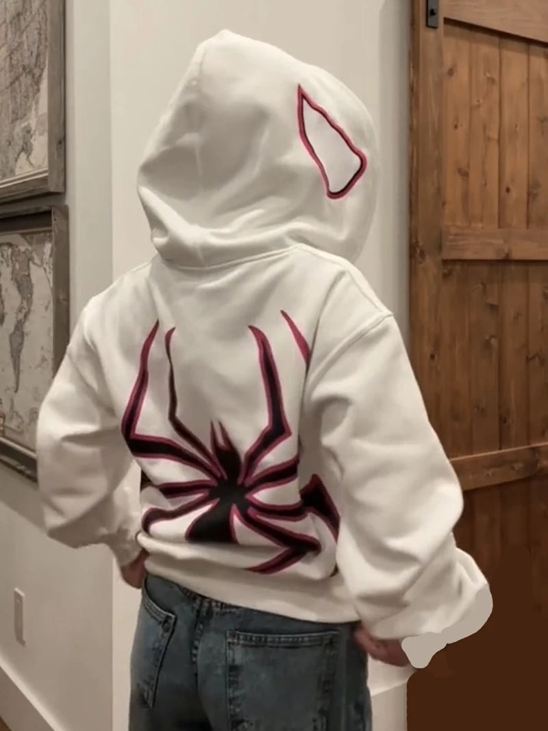 Graphic Zip Up Hoodie